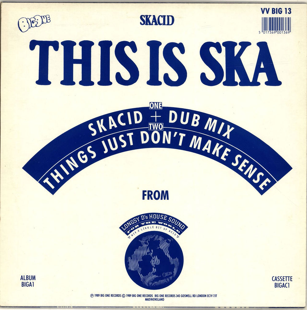 Longsy D This Is Ska UK 12" vinyl single (12 inch record / Maxi-single) LX912TH688886