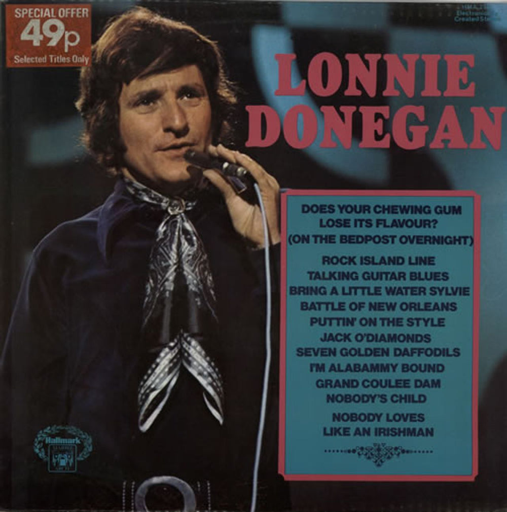 Lonnie Donegan Lonnie Donegan UK vinyl LP album (LP record) HMA252