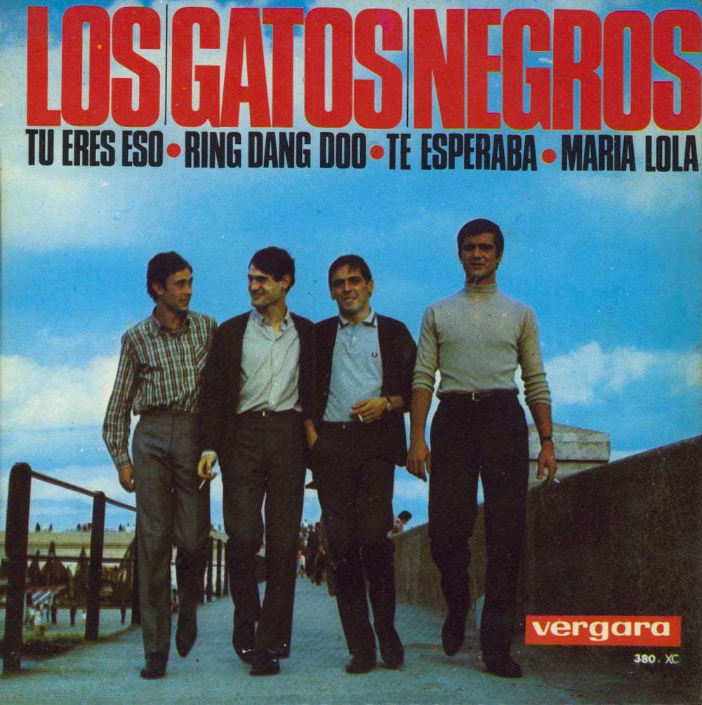 Los Gatos Negros Los Gatos Negros EP Spanish 7" vinyl single (7 inch record / 45) 380-XC