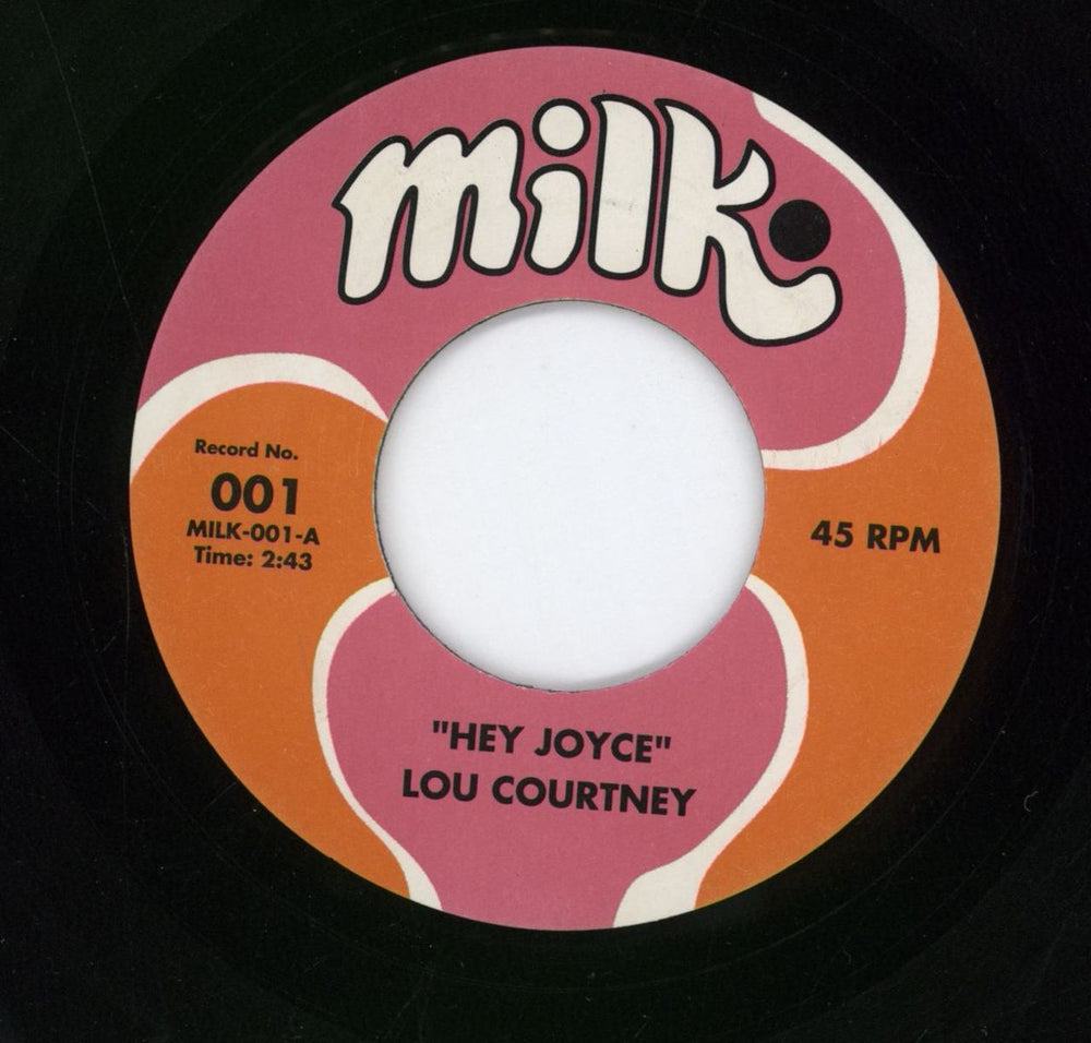 Lou Courtney Hey Joyce/ Salt: Hung Up US 7" vinyl single (7 inch record / 45) 001