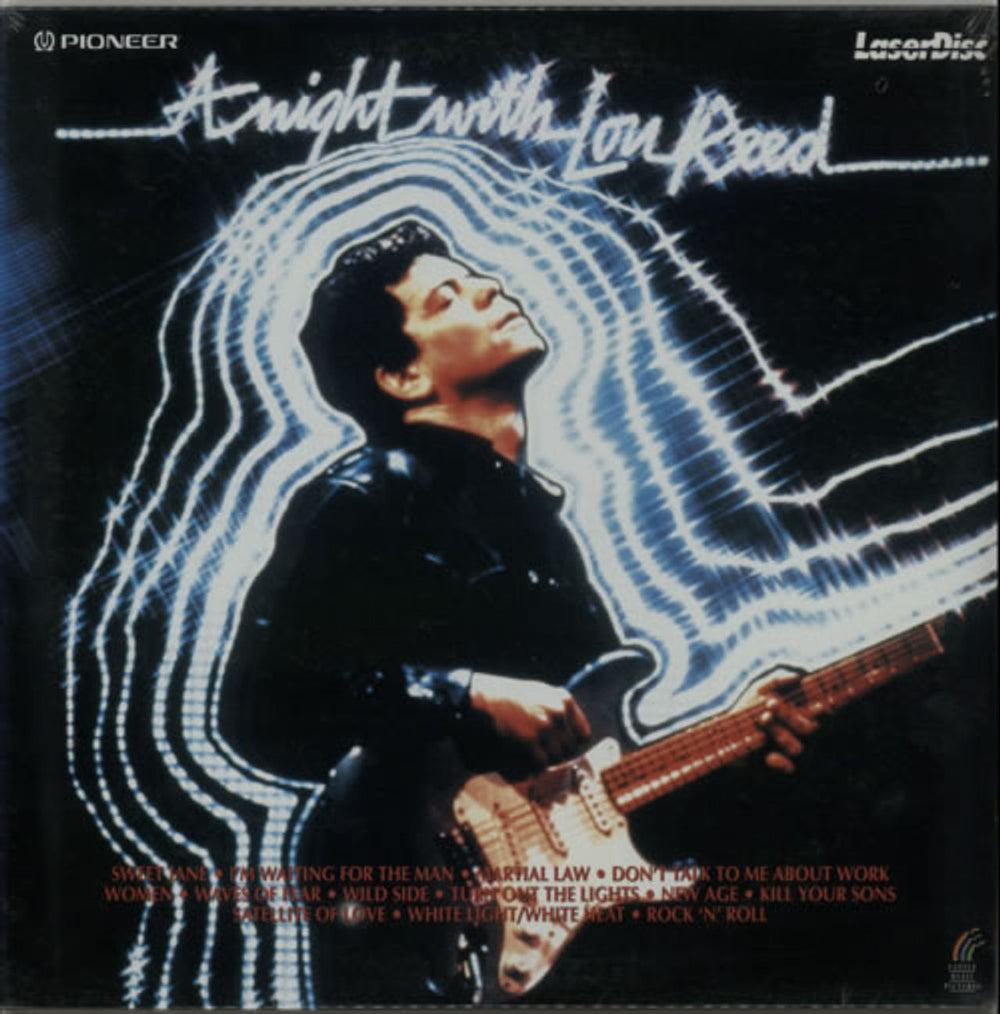 Lou Reed A Night With Lou Reed UK laserdisc / lazerdisc CMPL6079