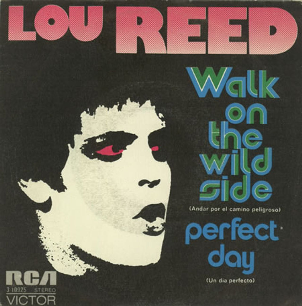 Lou Reed Andar Por El Camino Peligroso (Walk On The Wild Side) Spanish 7" vinyl single (7 inch record / 45) 310925