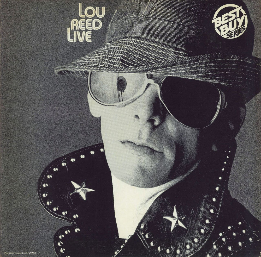 Lou Reed Lou Reed Live US vinyl LP album (LP record) AYL1-3752