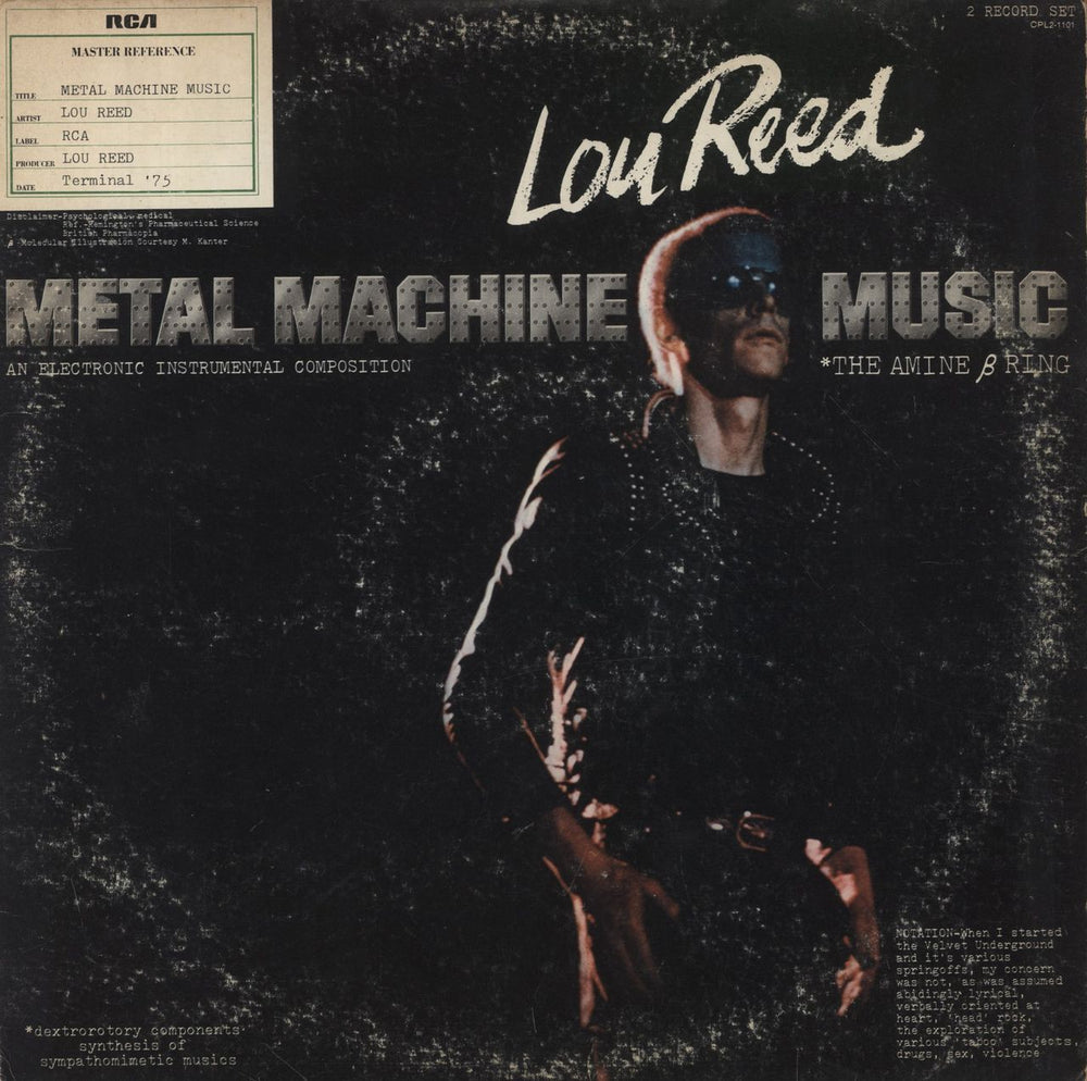 Lou Reed Metal Machine Music US 2-LP vinyl record set (Double LP Album) CPL2-1101