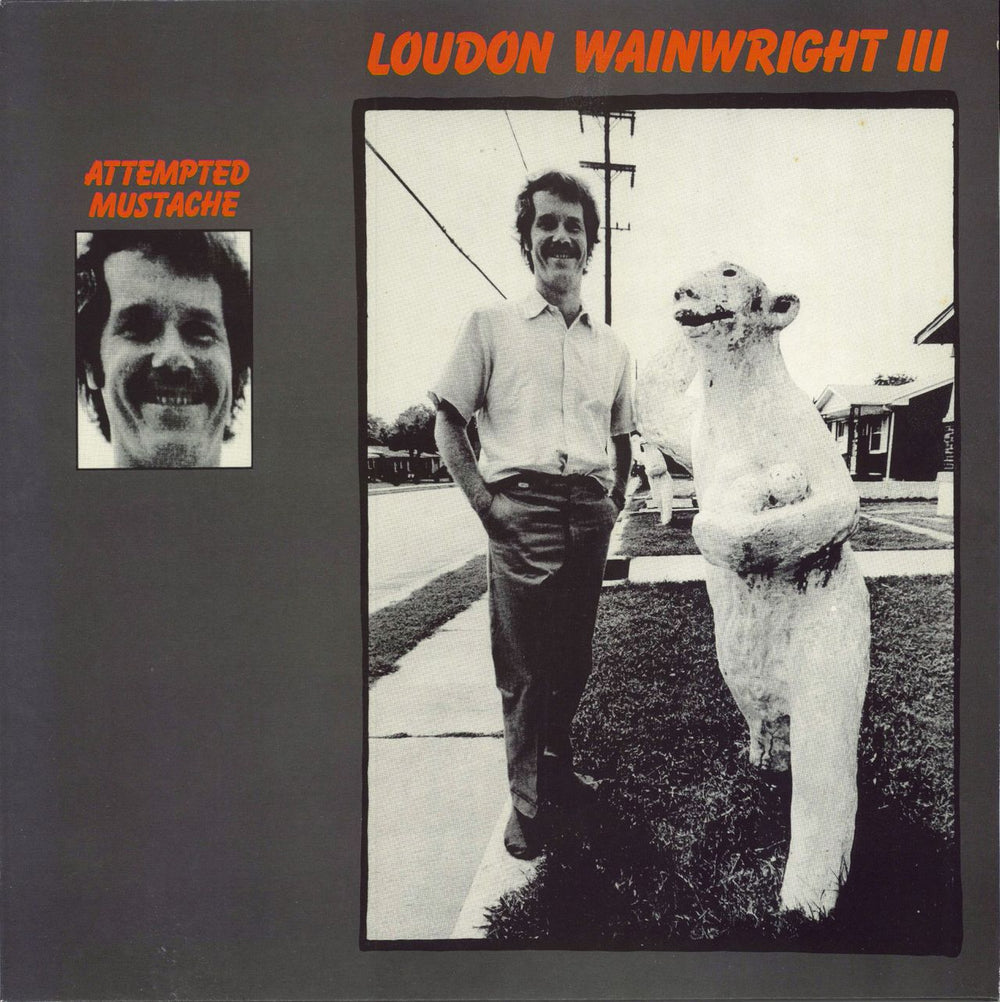 Loudon Wainwright III Attempted Mustache UK vinyl LP album (LP record) ED269