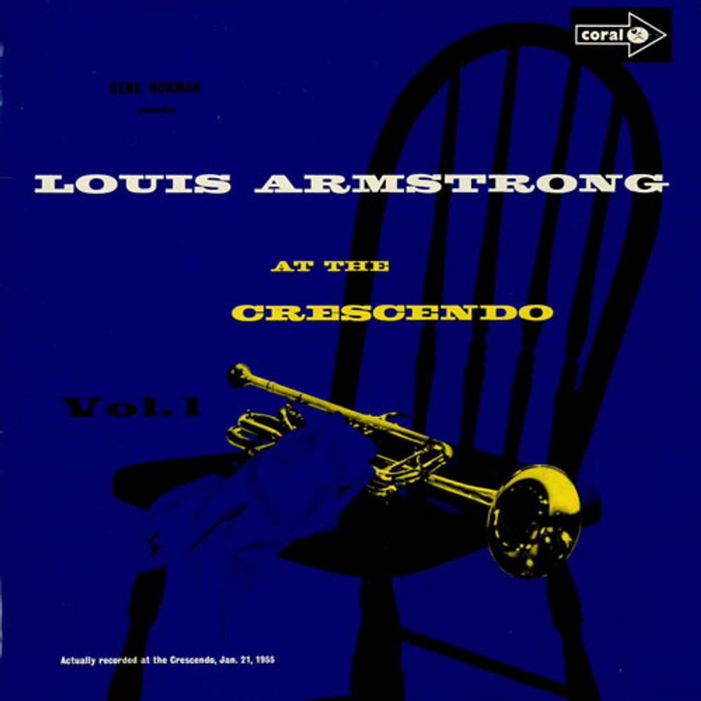 Louis Armstrong At The Crescendo Volume 1 UK vinyl LP album (LP record) CP.51