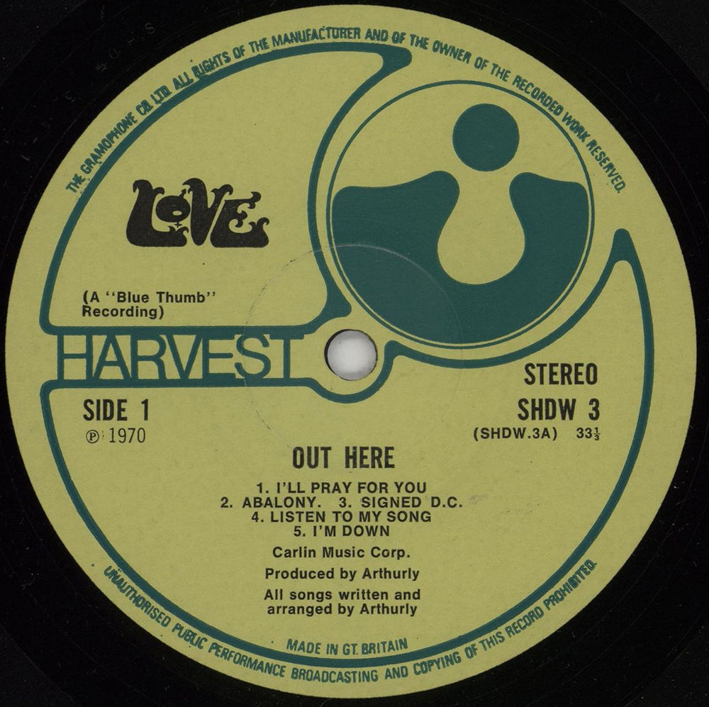 Love Out Here - Hype Sticker - Factory Sample UK 2-LP vinyl record set (Double LP Album) LOV2LOU762190