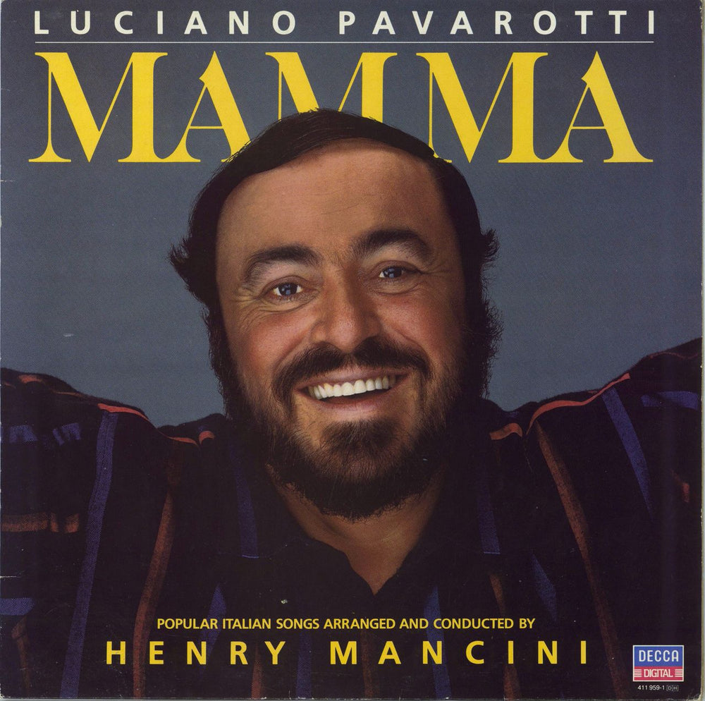 Luciano Pavarotti Mamma UK vinyl LP album (LP record) 411959-1