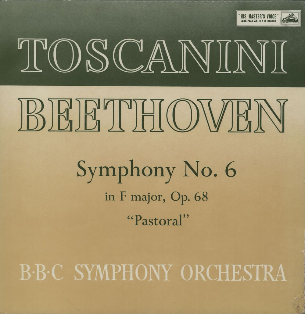 Ludwig Van Beethoven Symphony No. 6 in F Major, Op.68 "Pastoral" UK vinyl LP album (LP record) ALP1664