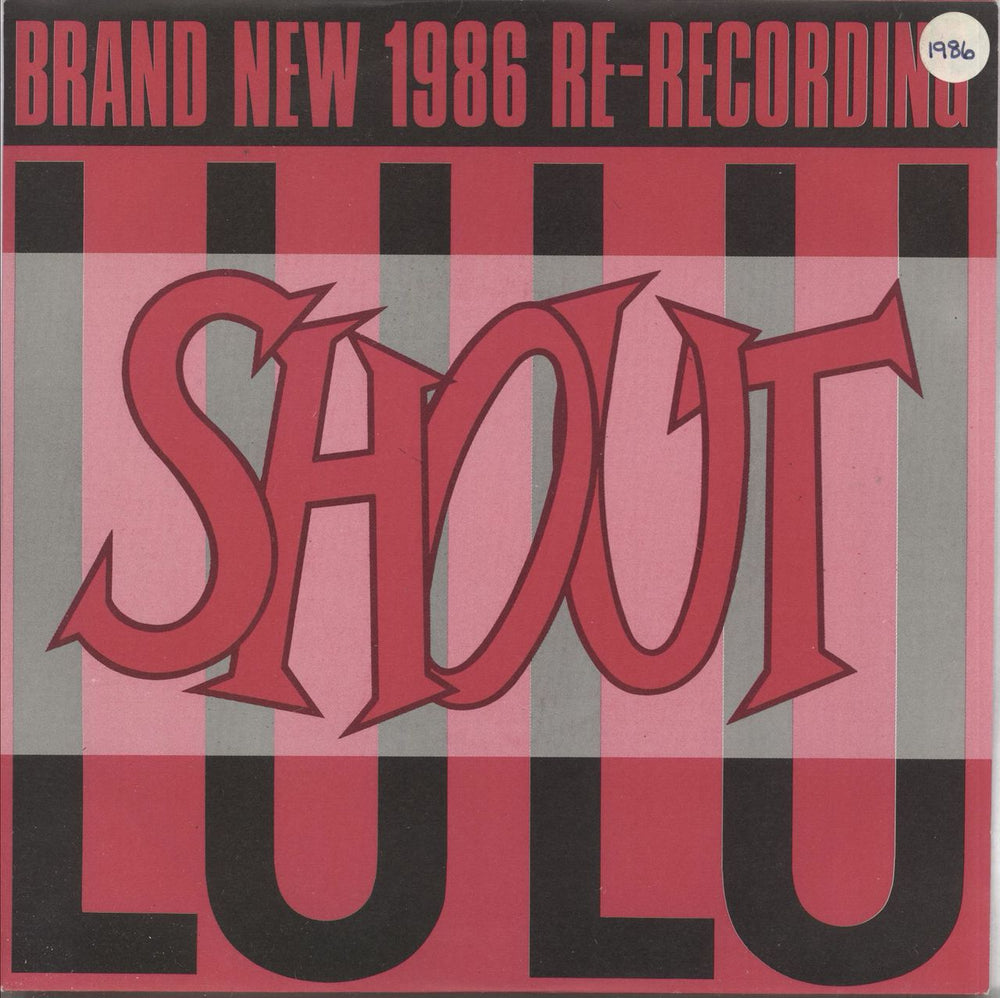 Lulu Shout UK 7" vinyl single (7 inch record / 45) LULU1