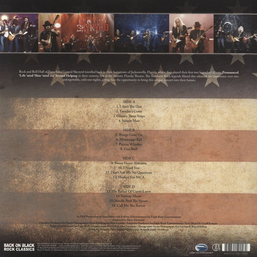 Lynyrd Skynyrd Live From Jacksonville At The Florida Theatre - Red/White Vinyl UK 2-LP vinyl record set (Double LP Album) 803341501560