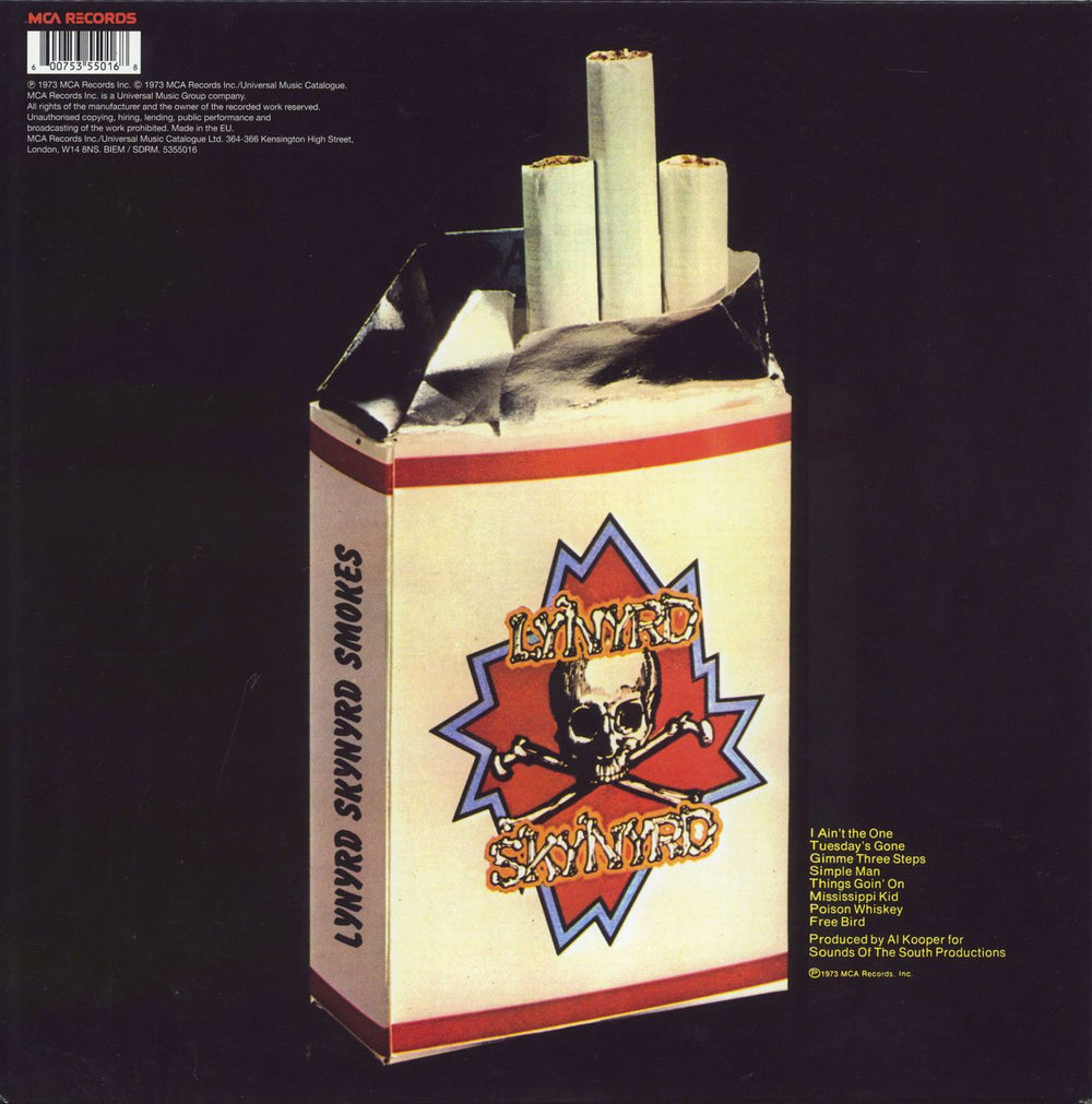 Lynyrd Skynyrd Pronounced Leh-nerd Skin-nerd - 180gm UK vinyl LP album (LP record) 600753550168