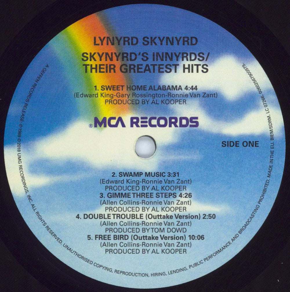 Lynyrd Skynyrd Skynyrd's Innyrds - Their Greatest Hits - Shrink UK vinyl LP album (LP record) LRDLPSK803716