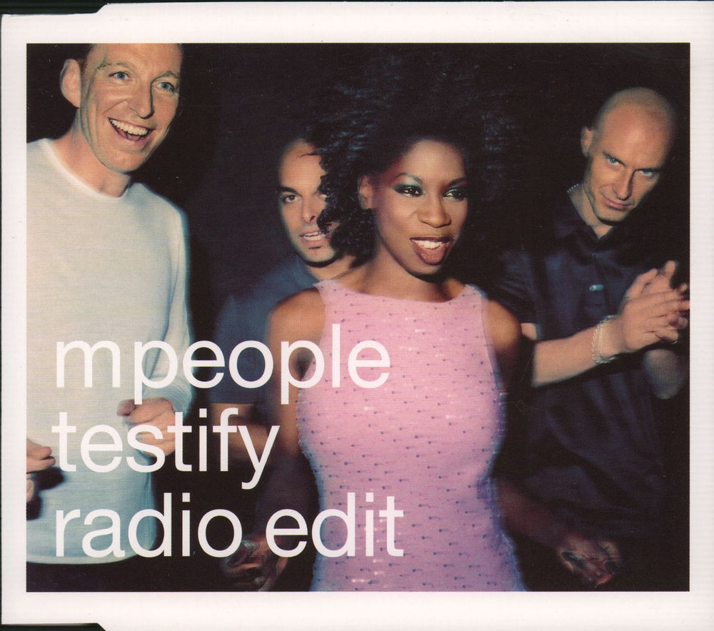 M-People Testify UK Promo CD single (CD5 / 5") TEST1