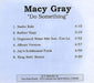 Macy Gray Do Something US Promo CD-R acetate CDR ACETATE