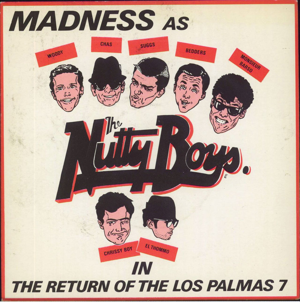 Madness The Return Of The Los Palmas 7 - A-Label + P/S UK Promo 7" vinyl single (7 inch record / 45) BUY108