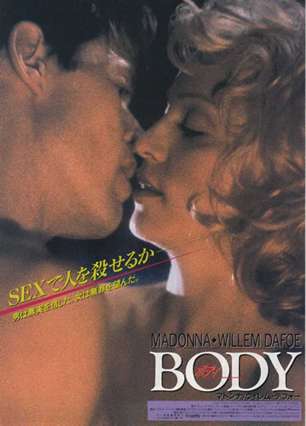 Madonna Body Of Evidence Japanese Promo Handbill — RareVinyl.com