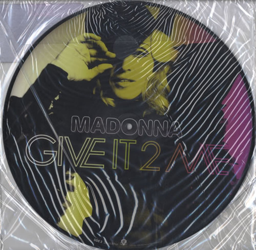 Madonna Give It 2 Me US 12" vinyl picture disc (12 inch picture record) MAD2PGI459720