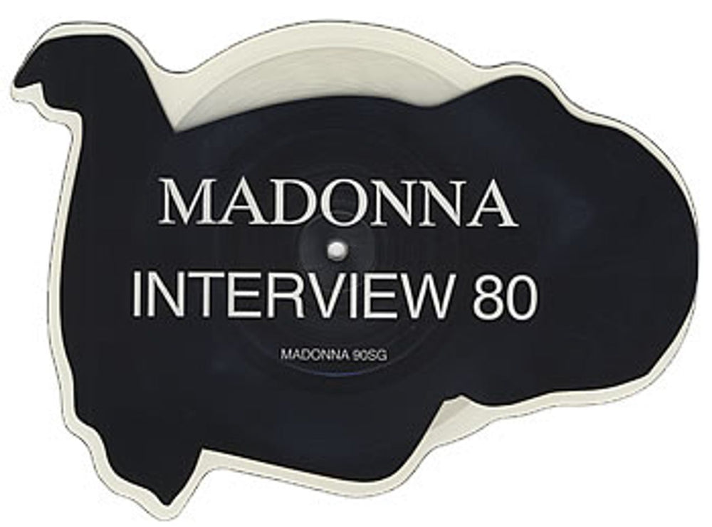 Madonna Interview 80 UK shaped picture disc (picture disc vinyl record) MADSHIN379099