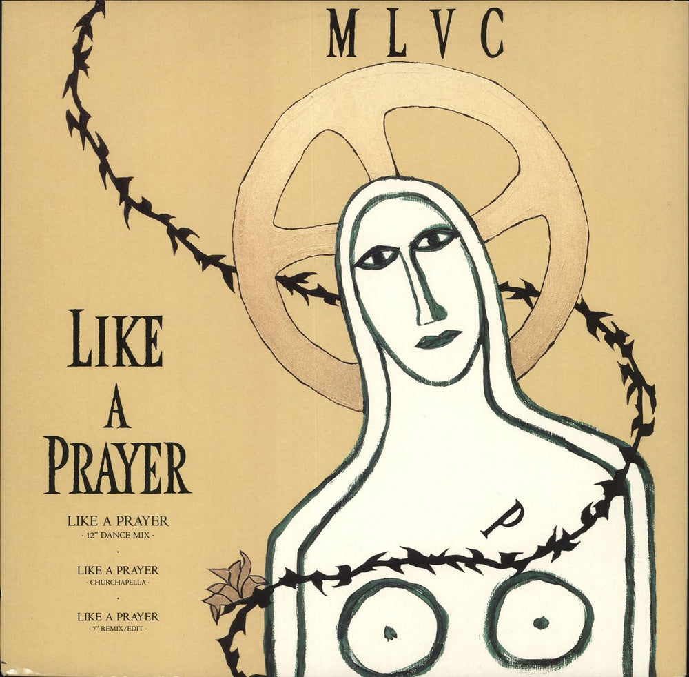 Madonna Like A Prayer - Remix - 'Titles' sleeve UK 12" vinyl single (12 inch record / Maxi-single) W7539TX