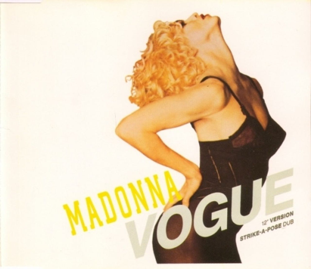 Madonna Vogue - Yellow German CD single (CD5 / 5") 7599-21544-2