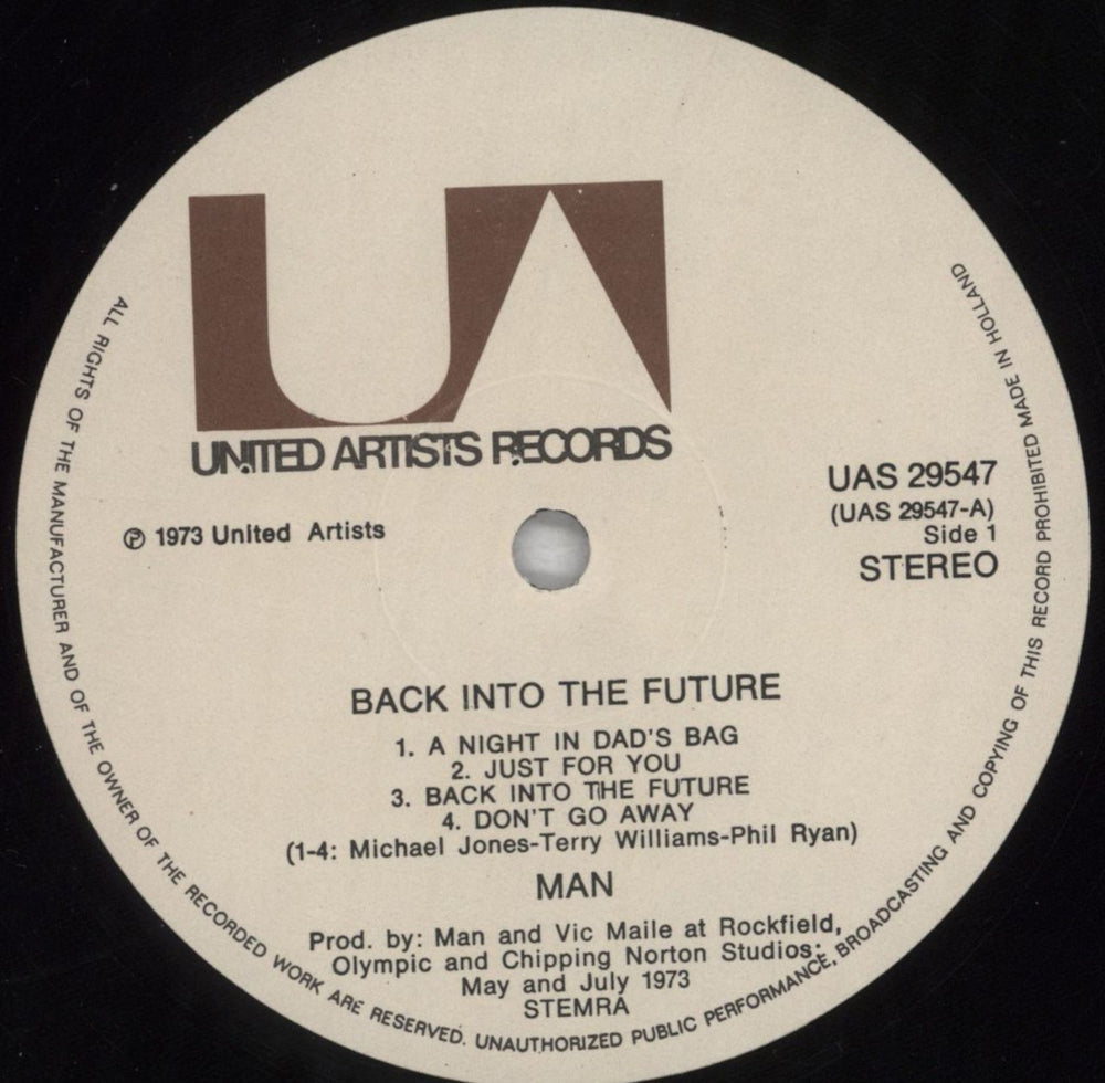 Man Back Into The Future Dutch 2-LP vinyl record set (Double LP Album) M-N2LBA825070