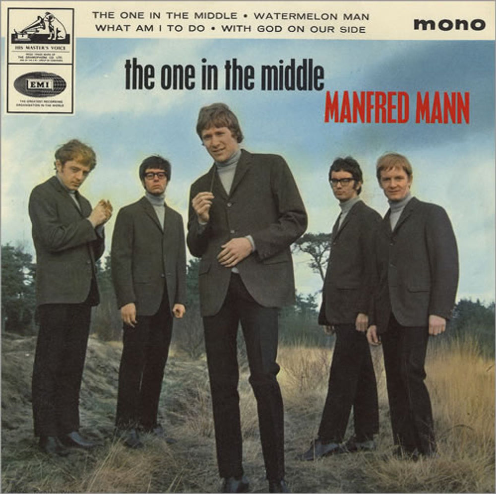 Manfred Mann The One In The Middle EP - EX UK 7" vinyl single (7 inch record / 45) 7EG8908