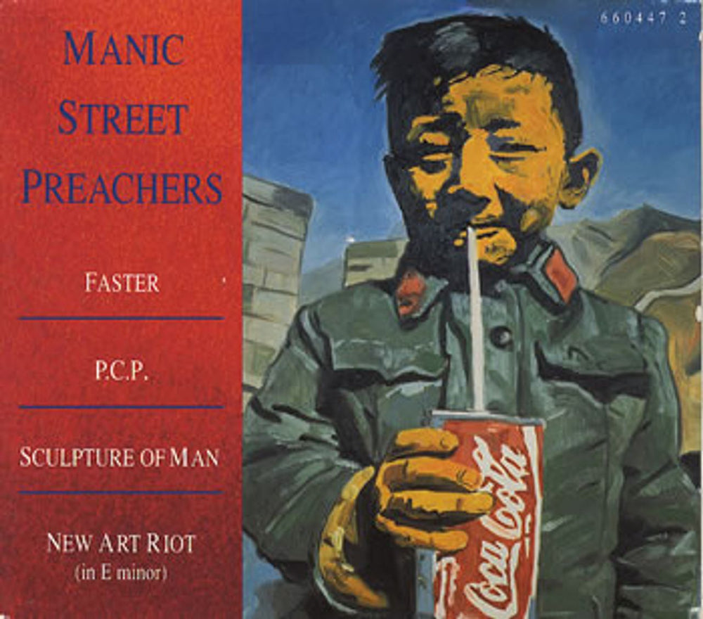 Manic Street Preachers Faster UK CD single (CD5 / 5") 6604472