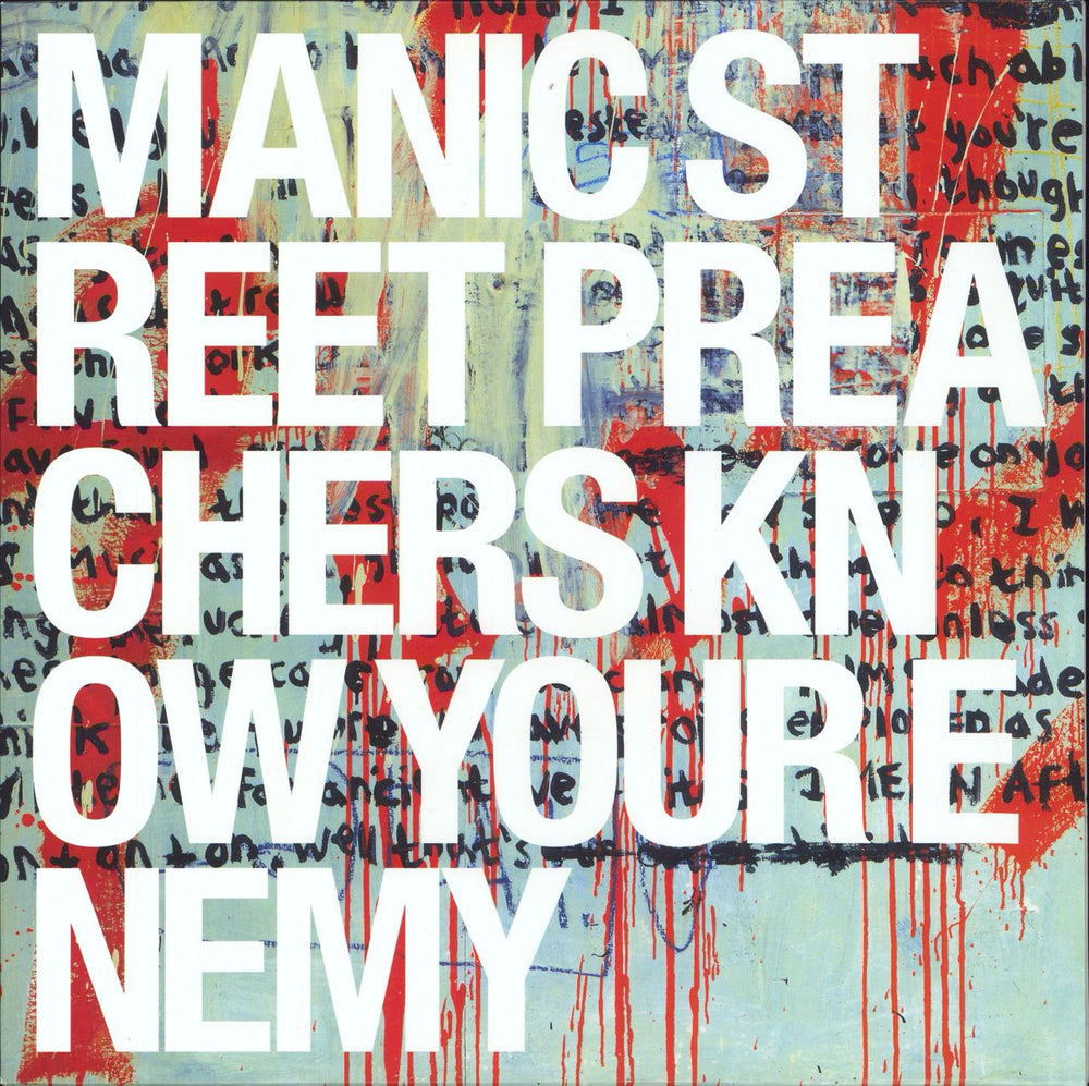 Manic Street Preachers Know Your Enemy UK vinyl LP album (LP record) MOVLP129