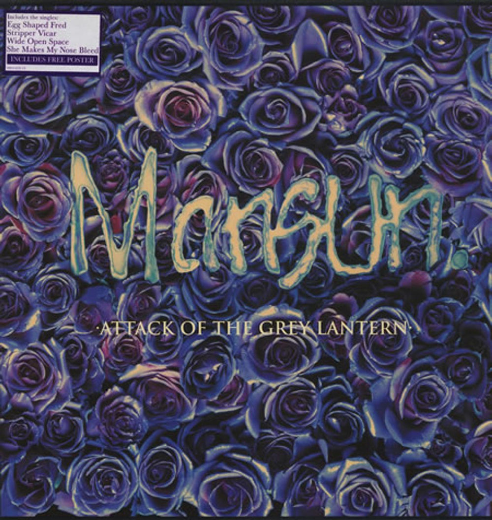 Mansun Attack Of The Grey Lantern + poster UK 2-LP vinyl record set (Double LP Album) PCS7387