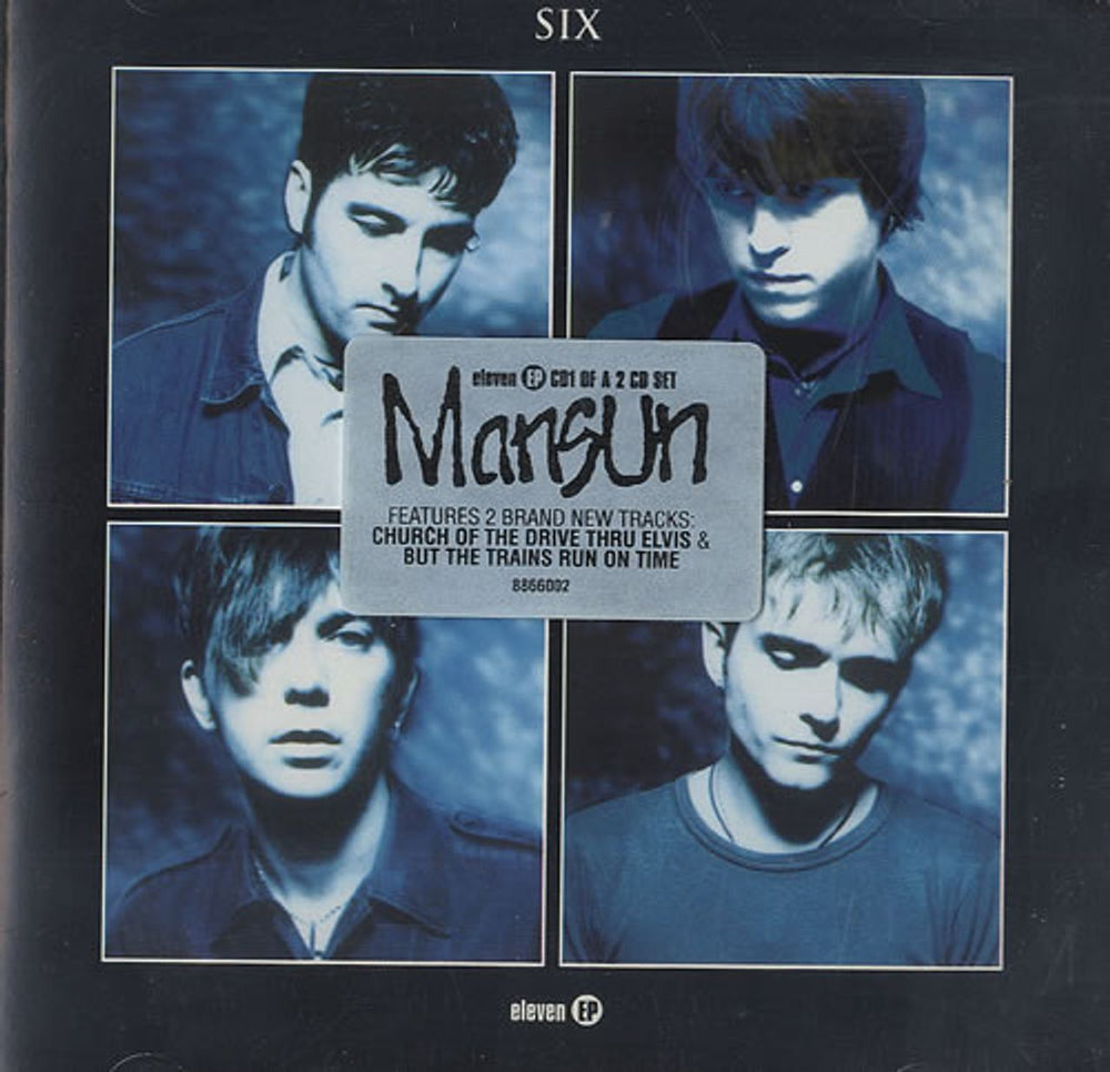 Mansun Six UK 2-CD single set (Double CD single) CDR/S6511