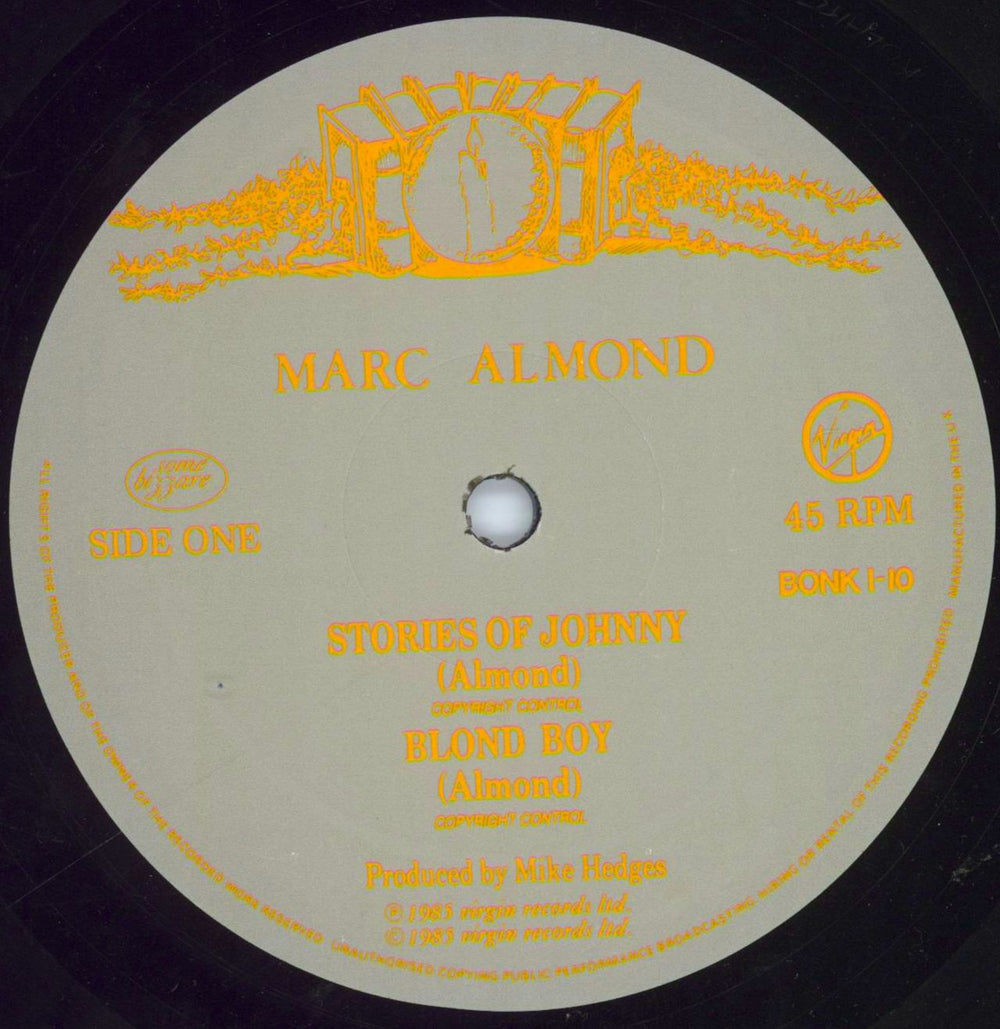 Marc Almond Stories Of Johnny UK 10" vinyl single (10 inch record) ALM10ST815432