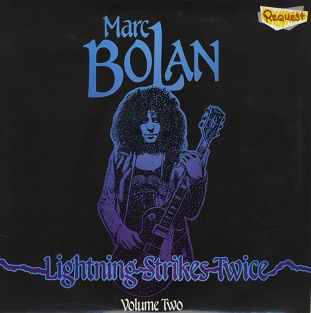 Marc Bolan Lightning Strikes Twice Volume Two - Red vinyl UK 10" vinyl single (10 inch record) RR005