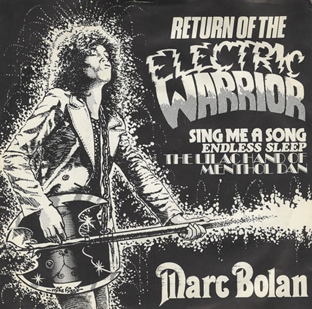 Marc Bolan Return Of The Electric Warrior EP UK 7" vinyl single (7 inch record / 45) MBFS001
