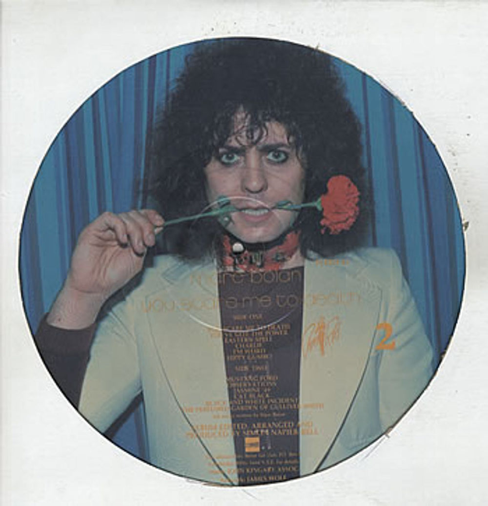 Marc Bolan You Scare Me To Death UK picture disc LP (vinyl picture disc album) MABPDYO157096