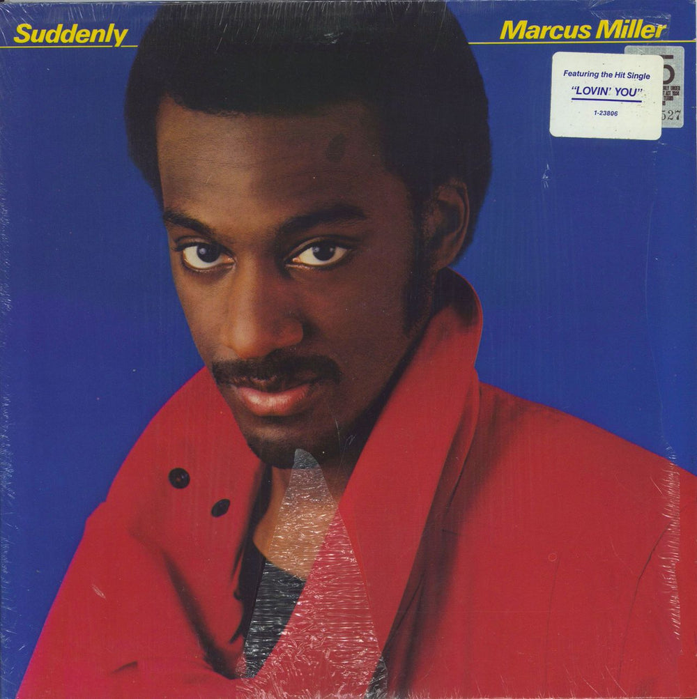 Marcus Miller Suddenly - stickered shrink US vinyl LP album (LP record) 1-23806