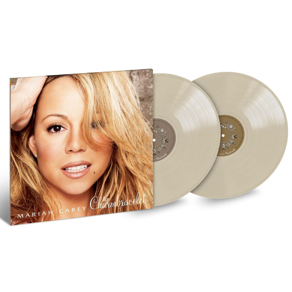 Mariah Carey Charmbracelet - Bone Coloured Vinyl - Sealed US 2-LP vinyl record set (Double LP Album) B0032905-01