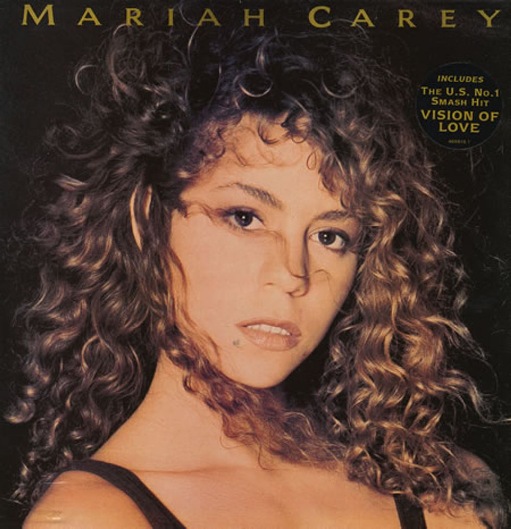 Mariah Carey Mariah Carey - Gold Promotional Stamped Sleeve European vinyl LP album (LP record) 466815