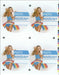 Mariah Carey The Rainbow Tour - Uncut Press Sheet US tour pass TOUR PASS