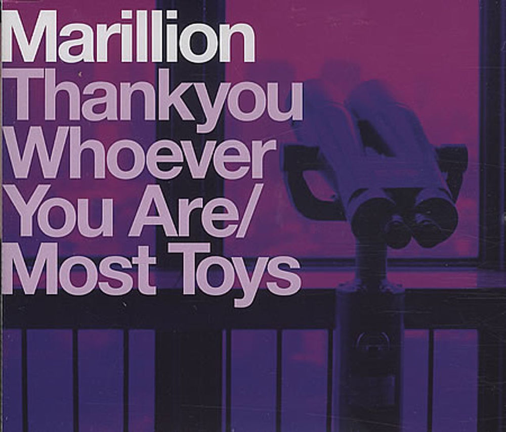 Marillion Thank You Whoever You Are / Most Toys UK 2-CD single set (Double CD single) MAR2STH402591