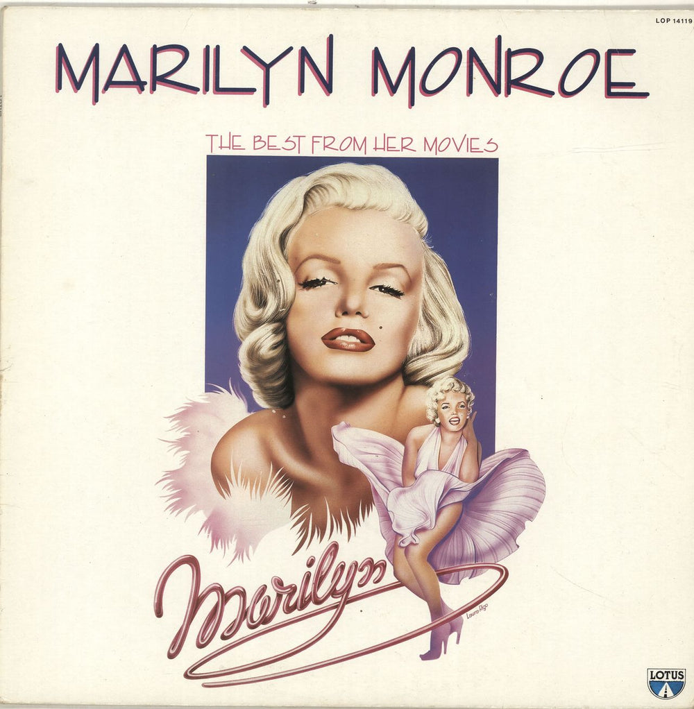 Marilyn Monroe The Best From Her Movies Italian vinyl LP album (LP record) LOP14119