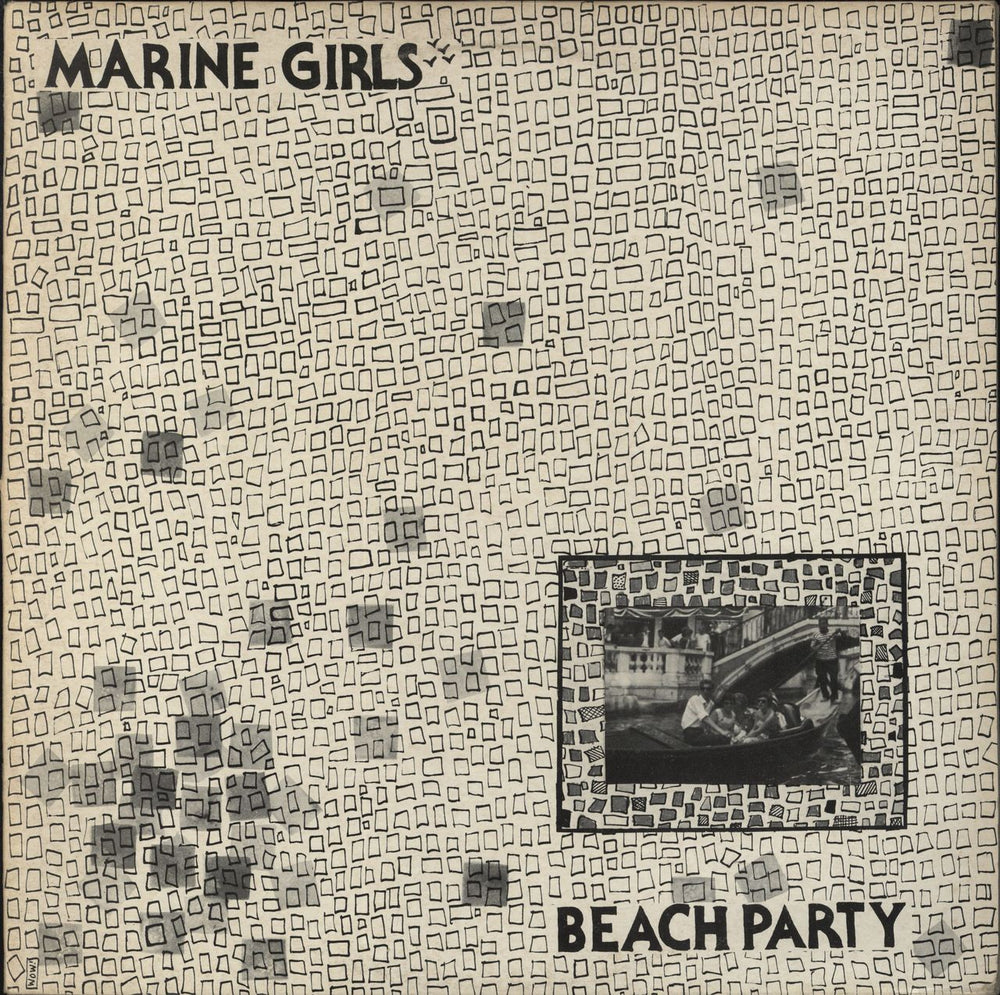 Marine Girls Beach Party UK vinyl LP album (LP record) COD1