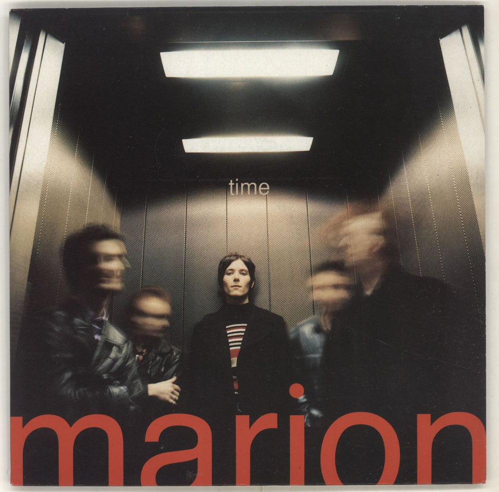 Marion Time - Red Vinyl + Numbered Sleeve UK 7" vinyl single (7 inch record / 45) LON377