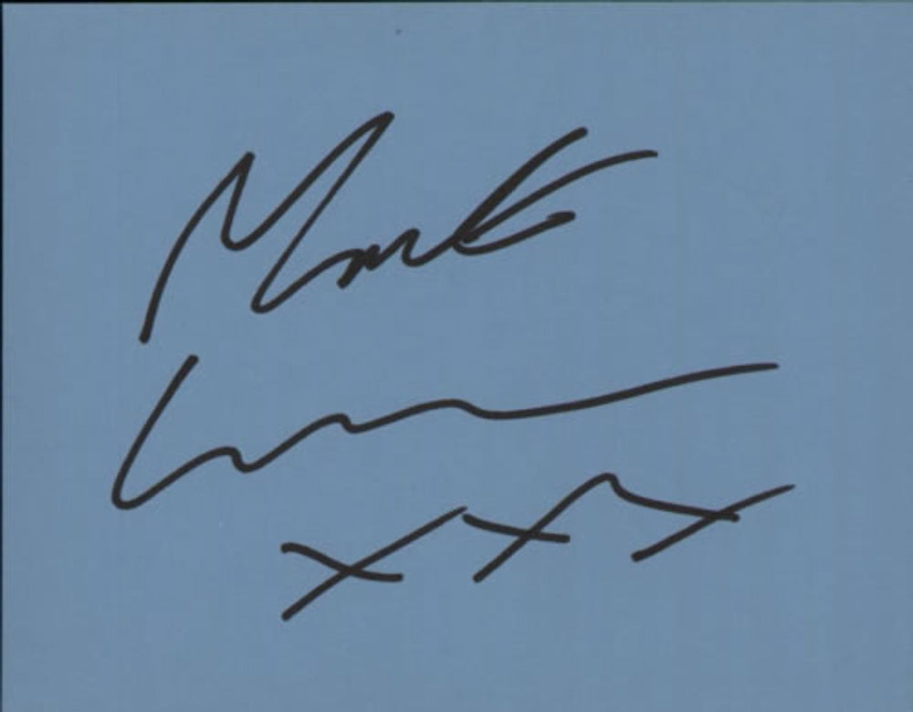 Mark Lamarr Page From An Autograph Book UK memorabilia AUTOGRAPH