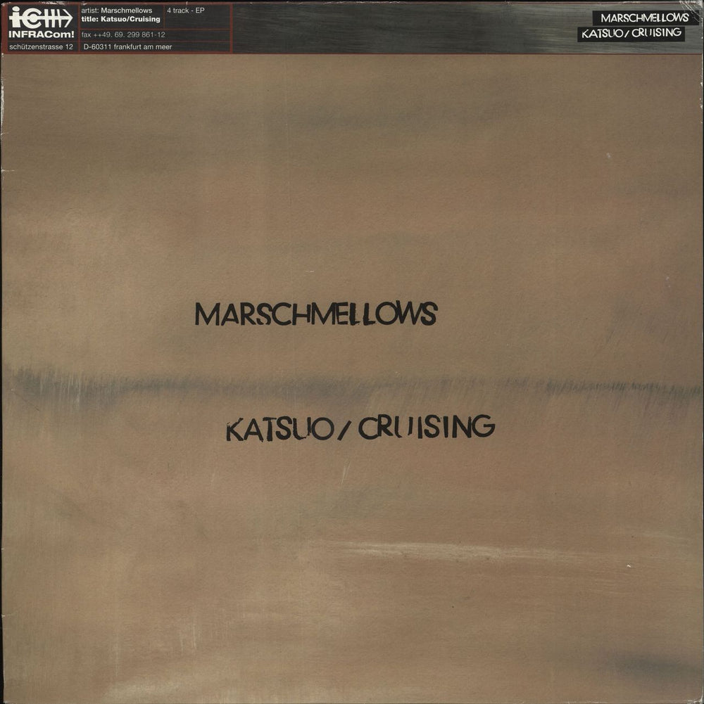 Marschmellows Katsuo German 12" vinyl single (12 inch record / Maxi-single) IC028-1