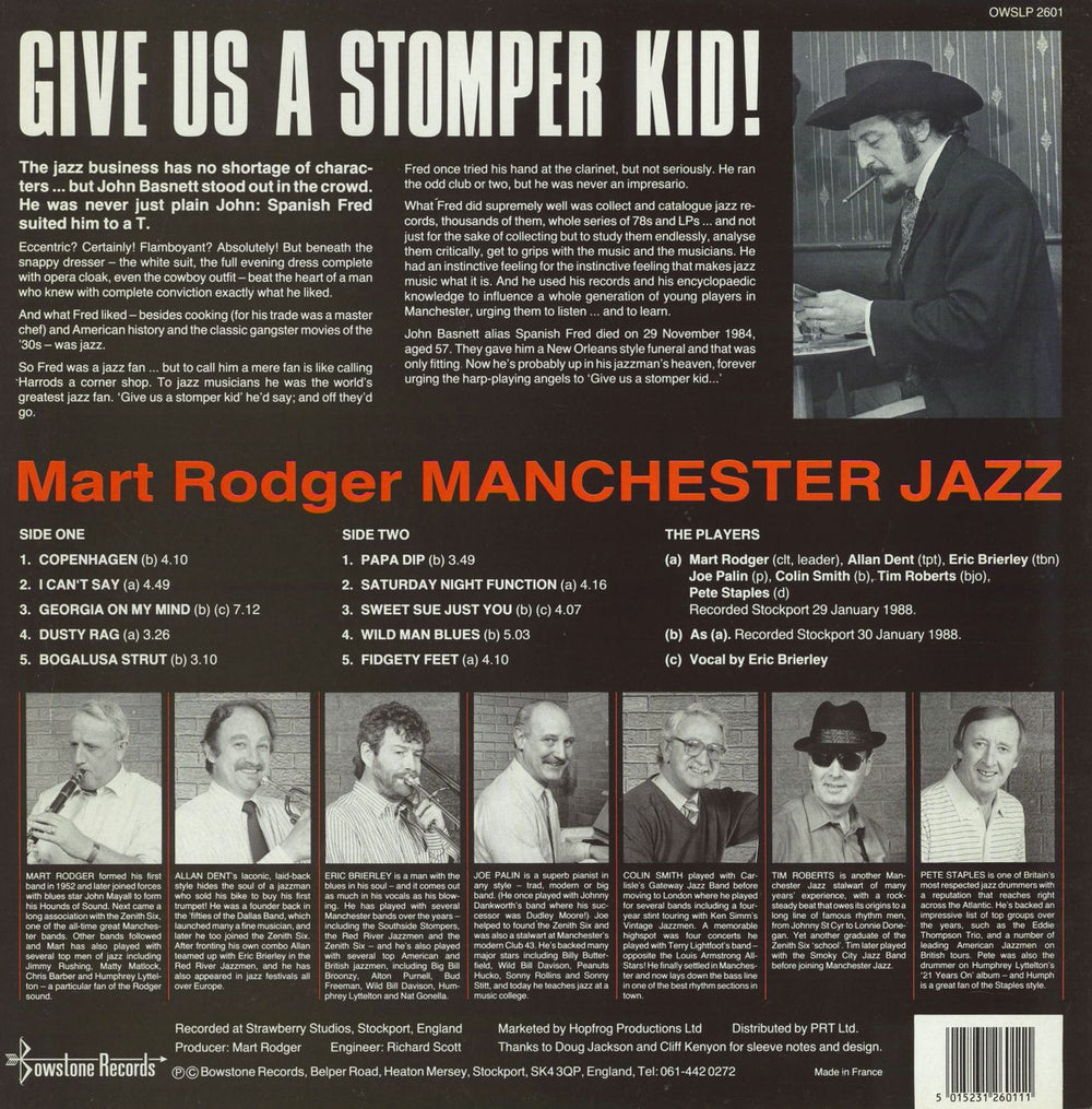 Mart Rodger Give Us A Stomper Kid! - Autographed UK vinyl LP album (LP record)