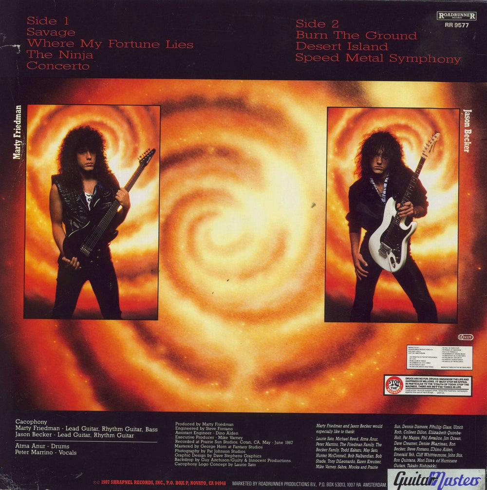 Marty Friedman Speed Metal Symphony Dutch vinyl LP album (LP record)