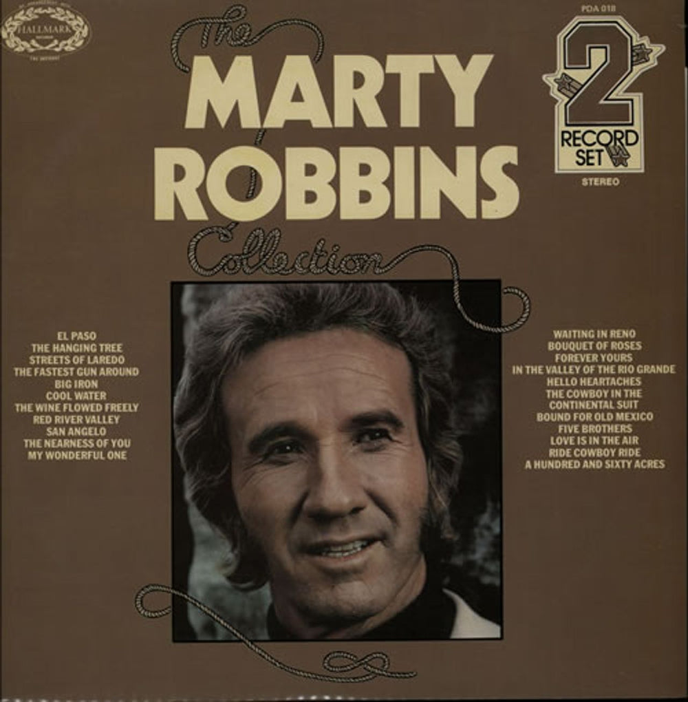 Marty Robbins The Collection UK 2-LP vinyl record set (Double LP Album) PDA018