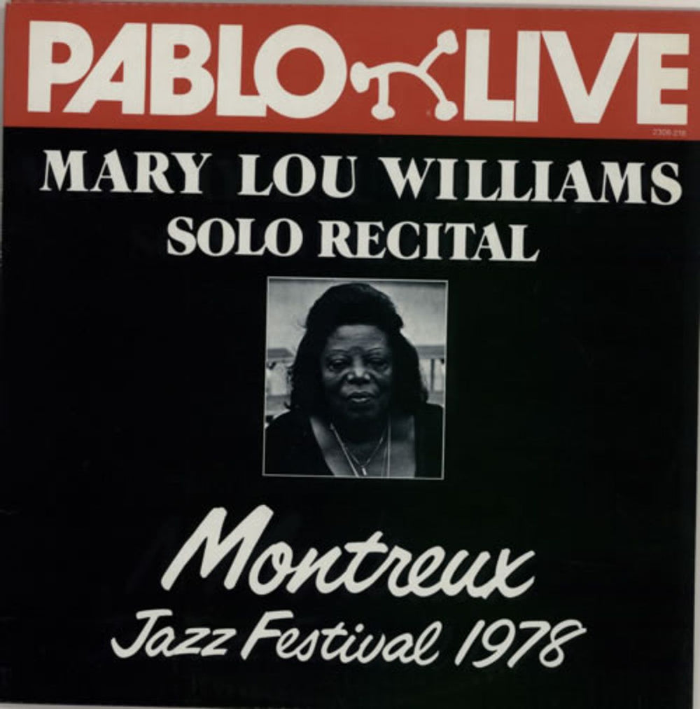 Mary Lou Williams Solo Recital, Montreux Jazz Festival 1978 UK vinyl LP album (LP record) 2308218