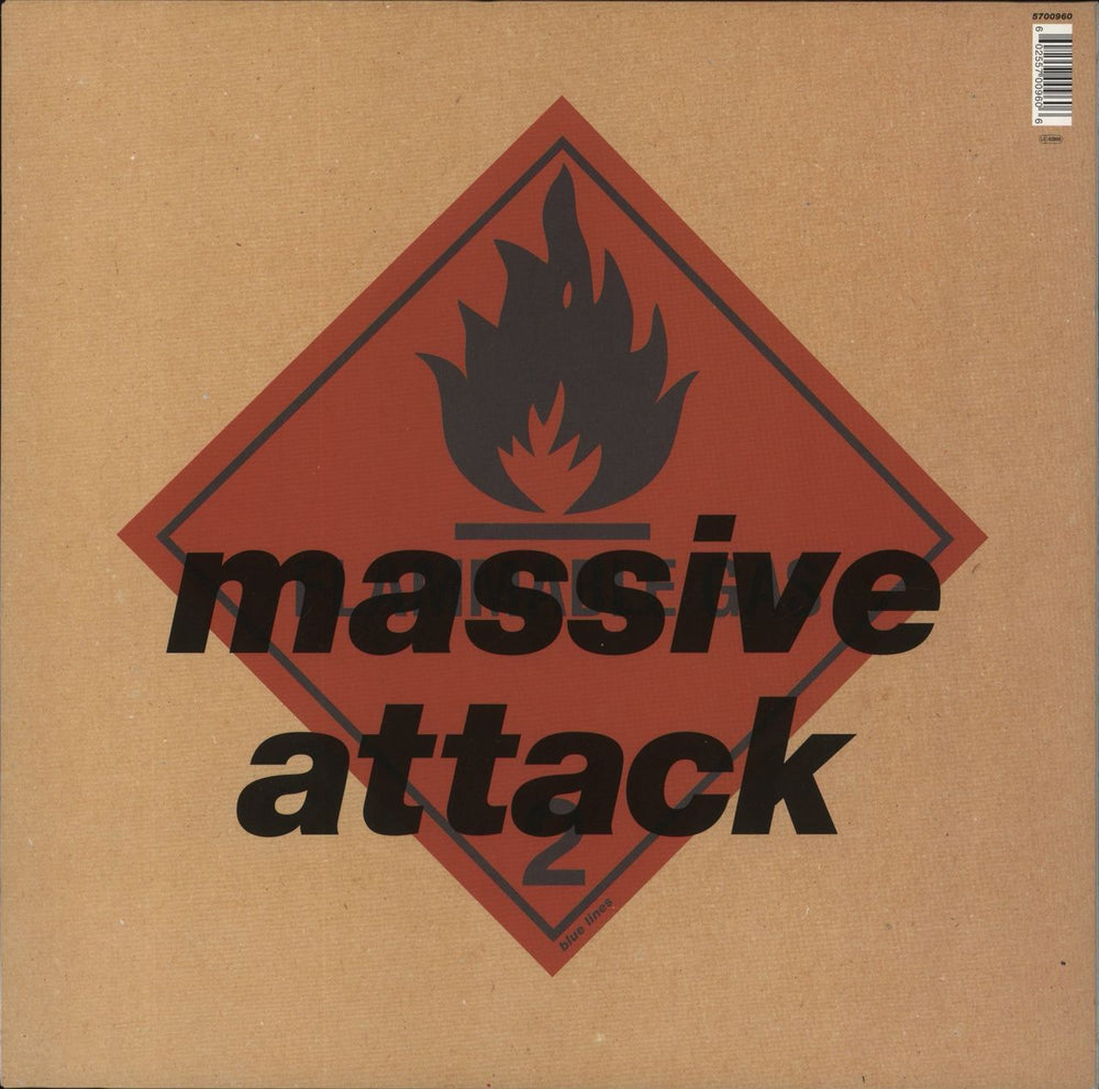 Massive Attack Blue Lines - 180gm - EX UK vinyl LP album (LP record) 5700960